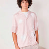 Officine Générale Camisa Motivo Palmeras color Rosa Palo sku 532-000577 01 - Foto 1