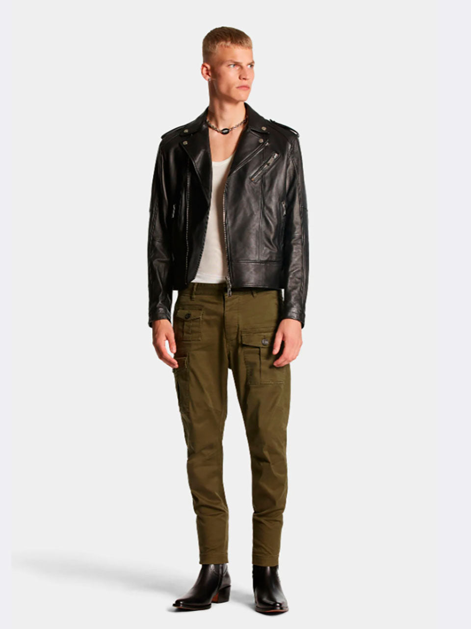 Dsquared2 Pantalones Cargo Sexy color Verde Militar sku 521-003083 01 - Foto 1