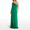 Safiyaa Vestido Assimétrico Maxi color Verde Oscuro sku 732-001292 01 - Foto 1