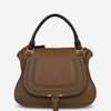 Chloé Bolso de Hombro Piel Marcie L color Marrón Oscuro sku 810-007256 00 - Foto 1