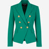 Balmain Blazer Lana Botones color Turquesa sku 741-002077 01 - Foto 1