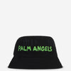 Palm Angels Sombrero Pescador Logo color Negro sku 695-001445 02 - Foto 1