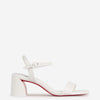 Christian Louboutin Sandalias Tacón Miss Jane color Blanco sku 800-005265 01 - Foto 1