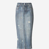 Acne Studios Falda Midi Estampado Denim color Azul Denim sku 750-001443 01 - Foto 1