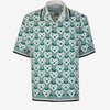 Casablanca Camisa Seda Heart color Verde Oscuro sku 532-000526 01 - Foto 1