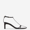 Jil Sander Sandalias Tacón Tiras Piel color Negro sku 800-005298 01 - Foto 1