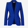 Alexander McQueen Blazer Peak Shoulder color Azul Cobalto sku 741-002094 01 - Foto 1