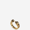 Alexander McQueen Anillo Calavera Twin color DORADO sku 682-000643 01 - Foto 1