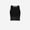 Alexander Wang Top Elástico Logo color Negro sku 703-002079 01 - Foto 1