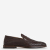 Brunello Cucinelli Mocasines Piel Intrecciato color Marrón Oscuro sku 611-004369 01 - Foto 1