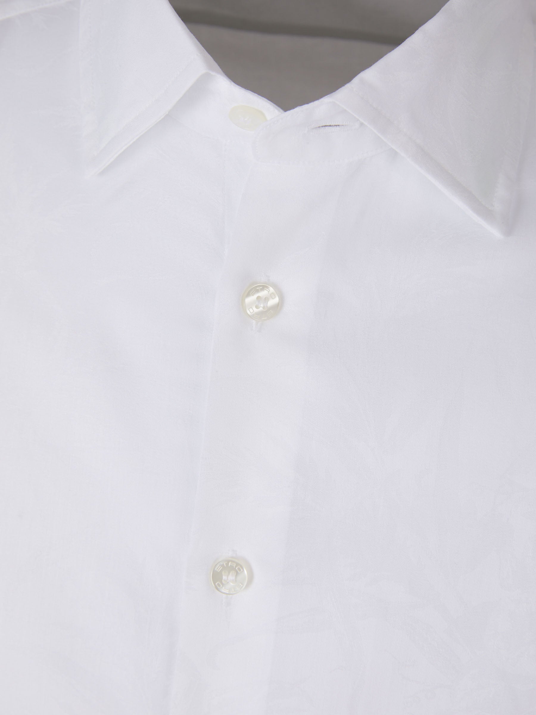 Etro Camisa Jacquard Algodón color Blanco sku 531-005978 02 - Foto 7