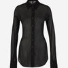 Mugler Camisa Semitransparente Viscosa color Negro sku 703-002156 01 - Foto 1