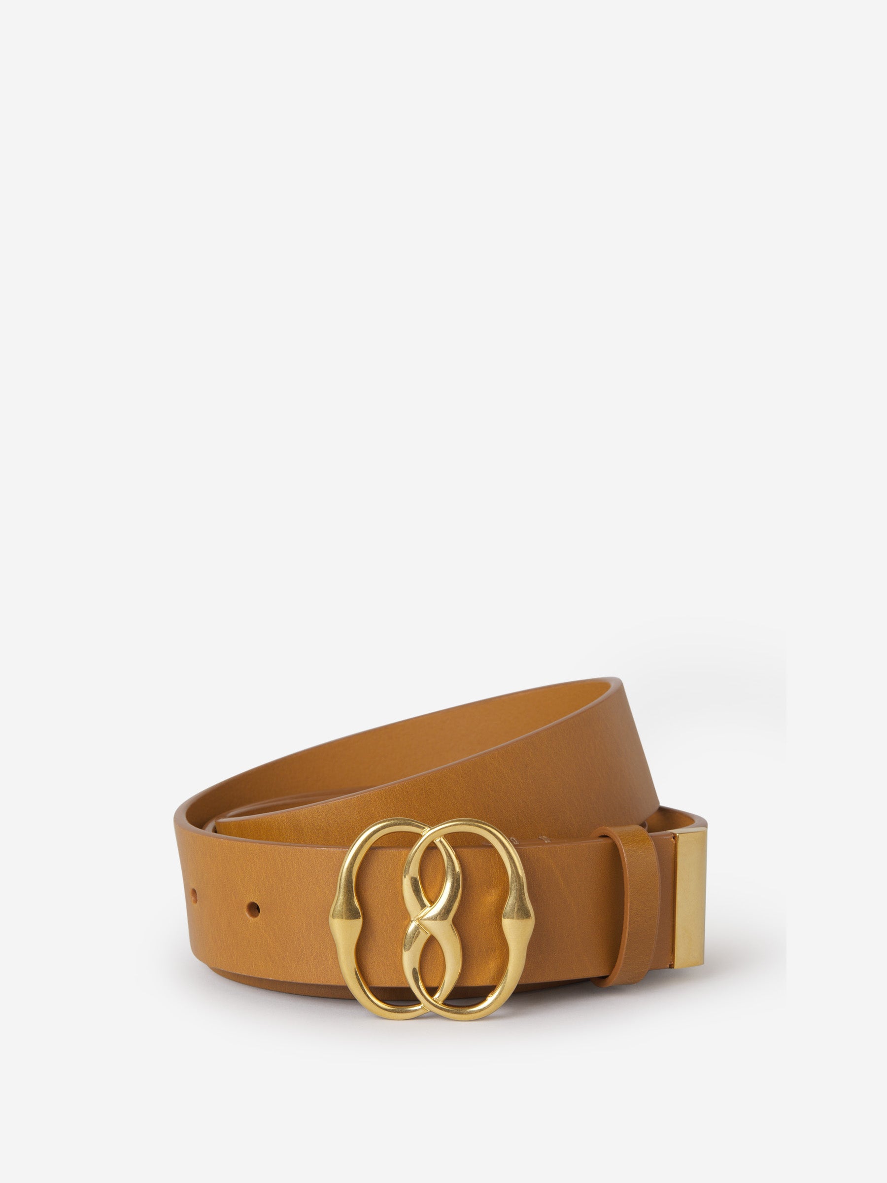 Bally Emblem leather belt - Brown