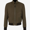 Tom Ford Chaqueta Bomber Bolsillos color Verde Militar sku 512-002181 01 - Foto 1