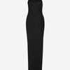 Saint Laurent Vestido Maxi Semitransparente color Negro sku 732-001329 01 - Foto 1