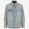 Valentino Sobrecamisa Denim Algodón color Azul Denim sku 512-002167 01 - Foto 1