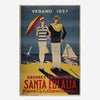 Santa Eulalia Summer 1927 poster color Default Title sku 699-001712 01 - Foto 1