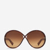 Tom Ford Gafas de Sol Ovaladas Edie color Carey sku 860-001007 01 - Foto 1