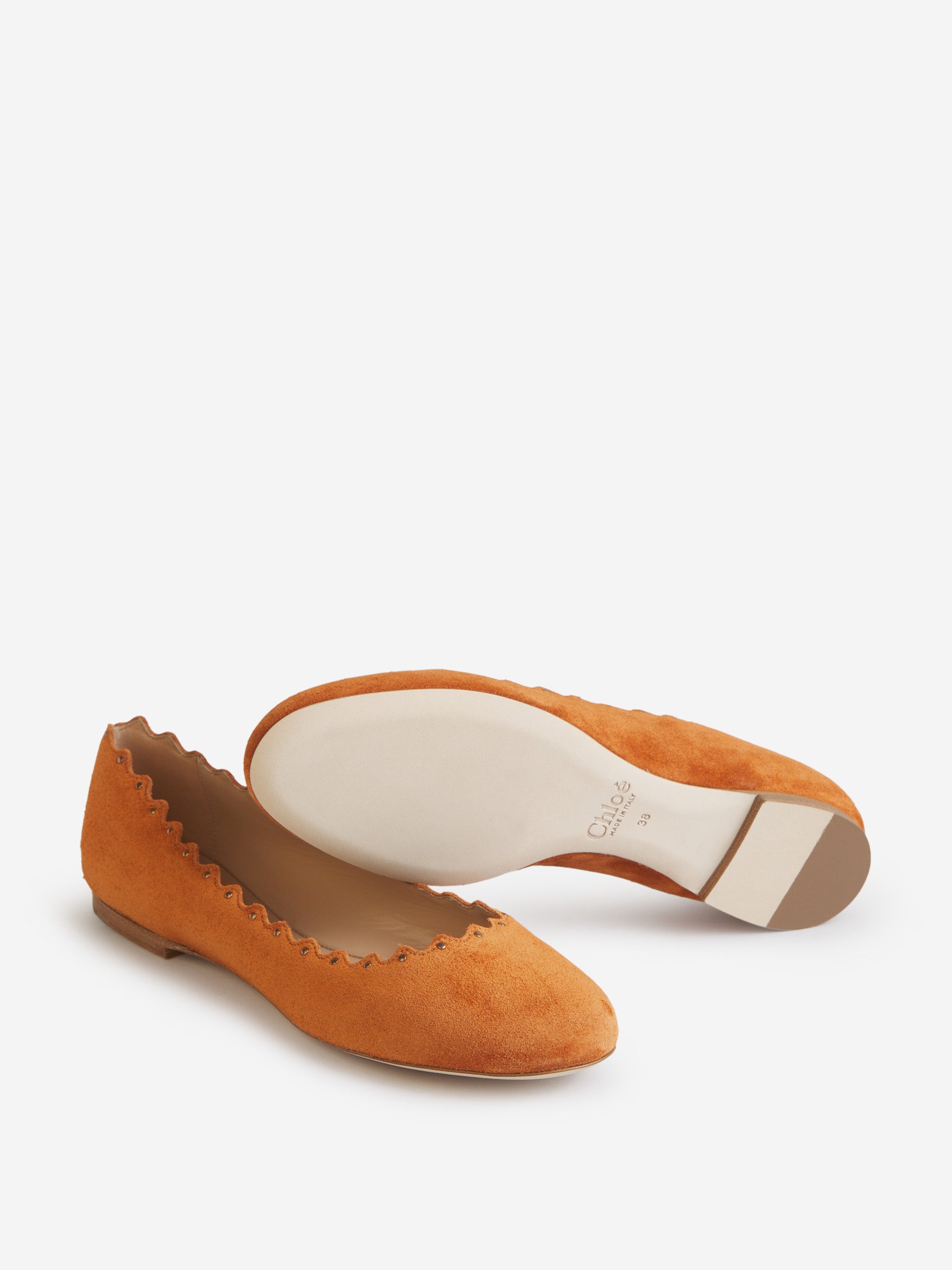 Chloe lauren outlet suede flats