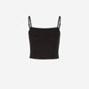 Alexander Wang Top Tirantes Canalé color Negro sku 703-002080 01 - Foto 1