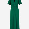 Victoria Beckham Vestido Midi Lana color Verde Oscuro sku 721-000127 01 - Foto 1