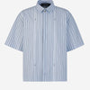 Jacquemus Camisa Motivo Rayas color Azul Celeste sku 532-000551 01 - Foto 1