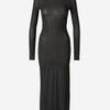 Courrèges Vestido Midi Tull color Negro sku 732-001323 01 - Foto 1