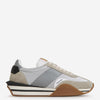 Tom Ford Sneakers Piel Logo color Gris Antracita sku 616-002645 01 - Foto 1