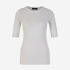 Fabiana Filippi Blusa Cashmere y Seda color Blanco sku 782-001546 01 - Foto 1