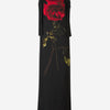 Alexander McQueen Vestido Midi Motivo Floral color Negro sku 721-000251 01 - Foto 1