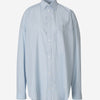 Balenciaga Camisa Oversized Rayas color Azul Celeste sku 701-002016 01 - Foto 1