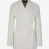 Jacquemus Blazer Cruzado Viscosa color Marfil sku 741-002085 01 - Foto 1