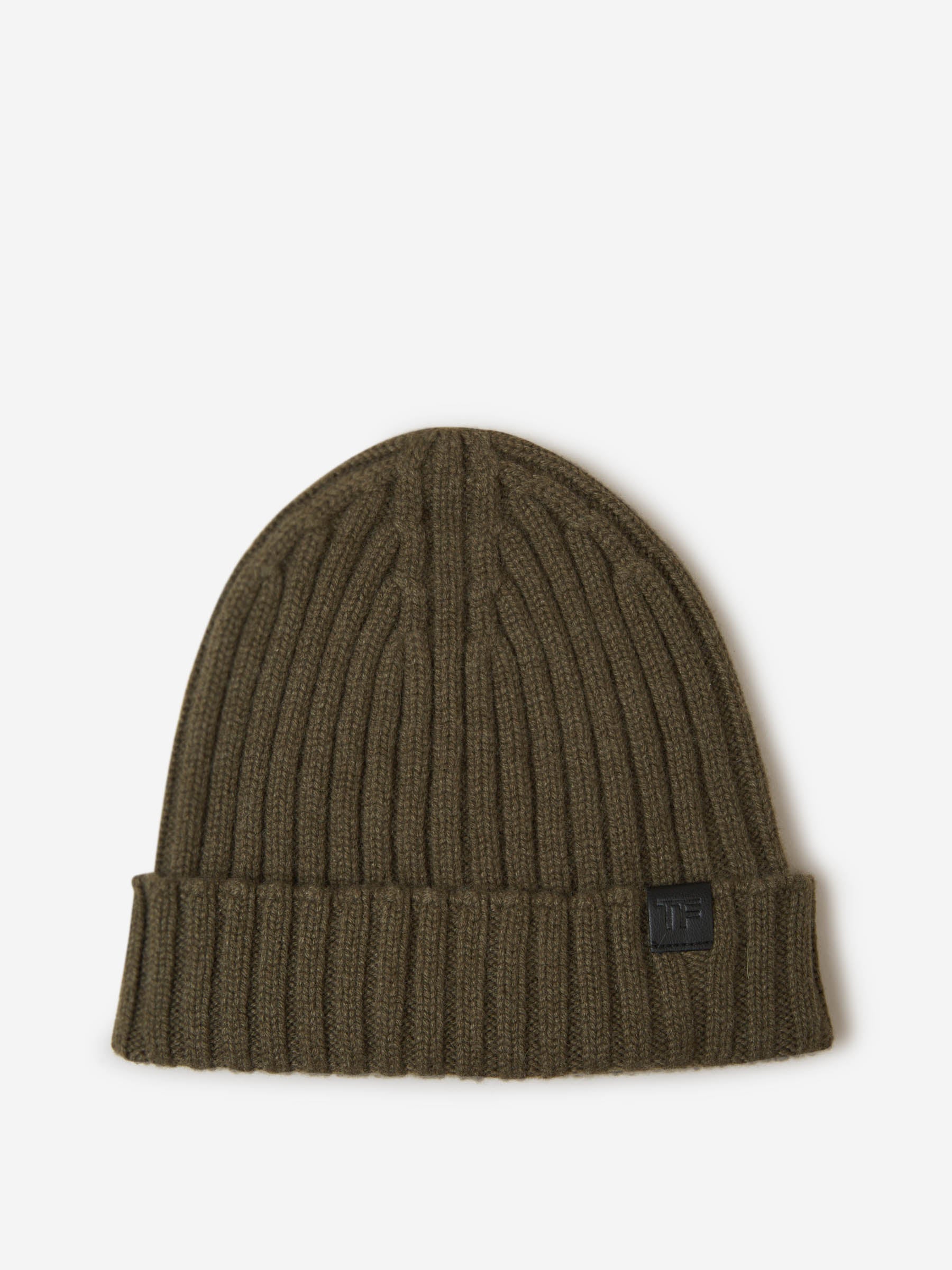 Tom Ford Gorro Canalé Cashmere color Verde Militar sku 695-001258 02 - Foto 1