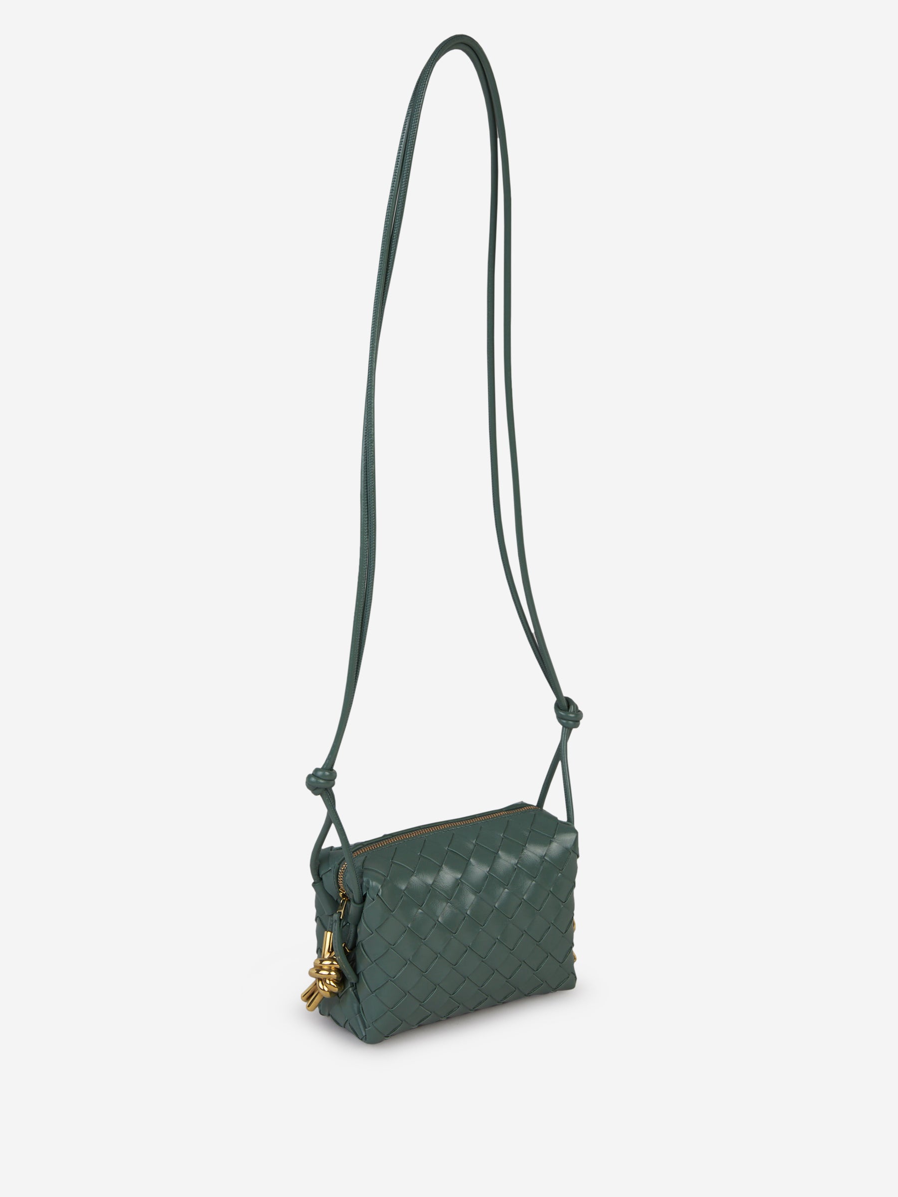 Bottega Veneta Bolso Mini Cámara Loop color Verde Oscuro sku 810-007386 02 - Foto 2